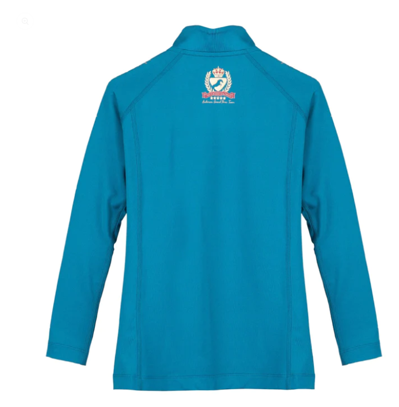 Aubrion Team Long Sleeve Base Layer Young Rider Teal-2